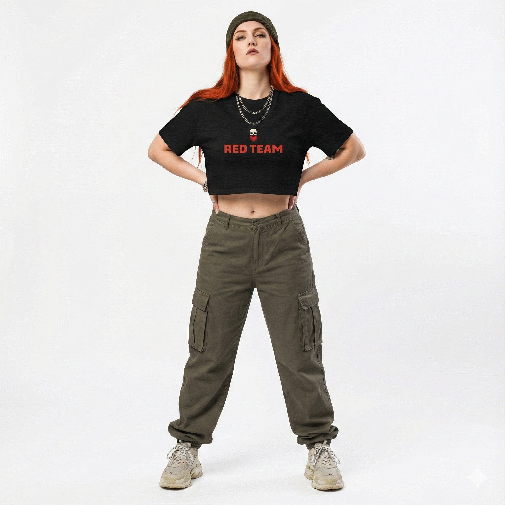 Red Team - Crop top